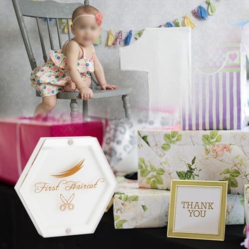 Acrylic Baby's First Keepsake Box, Newborn Essentials Must Haves Memory Box, Baby Memory Souvenir Collection Box, New Pare...
