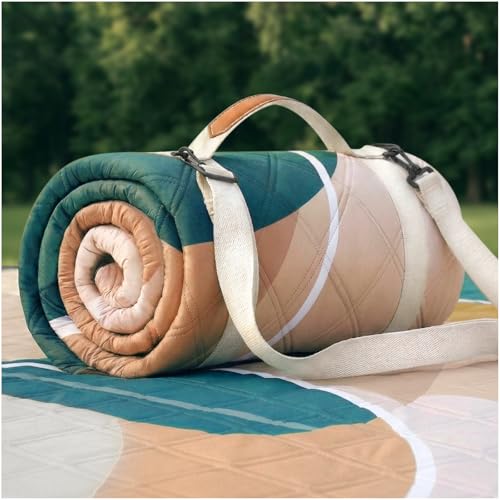 RYCHIC Waterproof Picnic Blanket Outdoor Camping Beach Mat Extra Large Foldable Car Essential Roadtrip Gadget Rv Accessori...