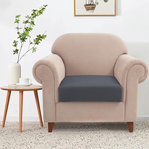 NC HOME Water-Repellent Sofa Cushion Covers Jacquard High Stretch Fabric Furniture Protector for Living Room, Washable Sof...