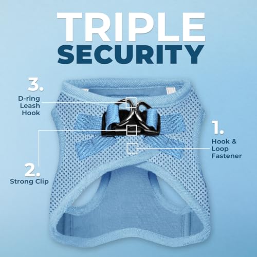 Best Pet Supplies Voyager Step-in Air Harness - All Weather Mesh, Reflective, No Pull Harness for Dogs, Cats - Secure with...