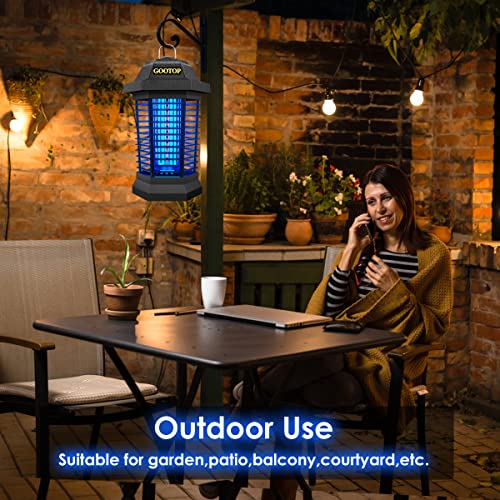 GOOTOP Bug Zapper Outdoor, Mosquito Zapper, 3 Prong Plug in Electric Fly Zapper, Mosquito Killer, Fly Traps, Flying Insect...