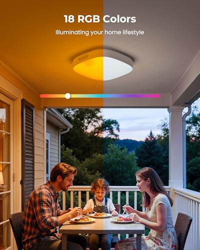 FULEN Shower Lights IP65 Waterproof, Motion Sensor Ceiling Light, Rechargeable Closet Light with 10000mAh Battery, LED Sho...