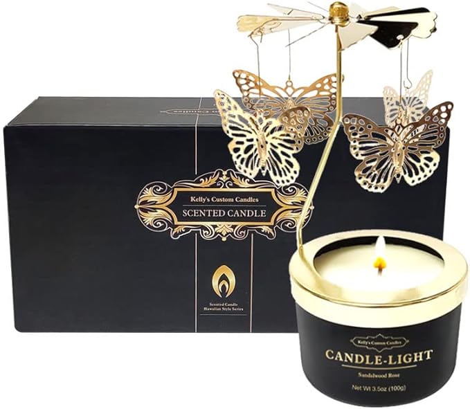 Kelly's Custom Candles, Butterfly Candle Birthday Gift for Mom,Girlfriend,Unique Easter Gifts for Sister, Wife and Mother ...
