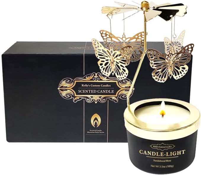 Kelly's Custom Candles, Butterfly Candle Birthday Gift for Mom,Girlfriend,Unique Easter Gifts for Sister, Wife and Mother ...