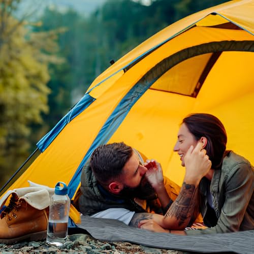 KawaGebo Kamp Large Outdoor Waterproof Blanket Extra Thick Fleece Stadium Blanket for Camping, Car, Pet, Picnics - Windpro...