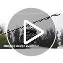 Gaiatop Portable Camping Fan with LED Lantern, Power Display 360° Head Rotation, Hanging Hook for Tent, 3 Speed Quiet Rech...