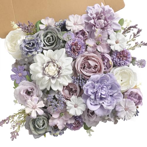 Serra Flora Artificial Flowers Combo for DIY Centerpieces Arrangements Wedding Bridal Bouquet Table Chair Candle Holder Ba...