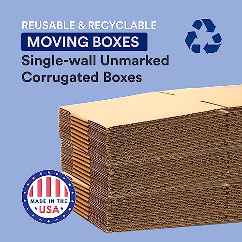 BOX USA Shipping Boxes Small 10"L x 10"W x 10"H 25-Pack, Cardboard Box for Shipping, Moving, Mailing, Packing, Packaging a...