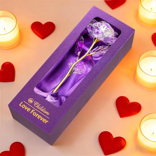 Childom Mothers Day Rose Gifts for Mom,Birthday Gifts for Women,Mothers Day Flowers Gifts for Mom from Daughter Son,Rainbo...