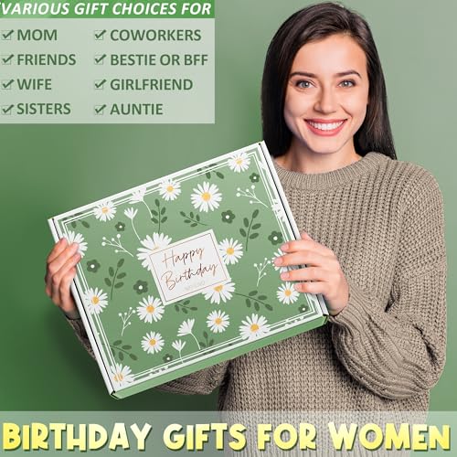 Birthday Gifts for Women Friendship, Unique Happy Birthday Gifts Basket for Mom Her Best Friend Sister Wife Girlfriend Cow...
