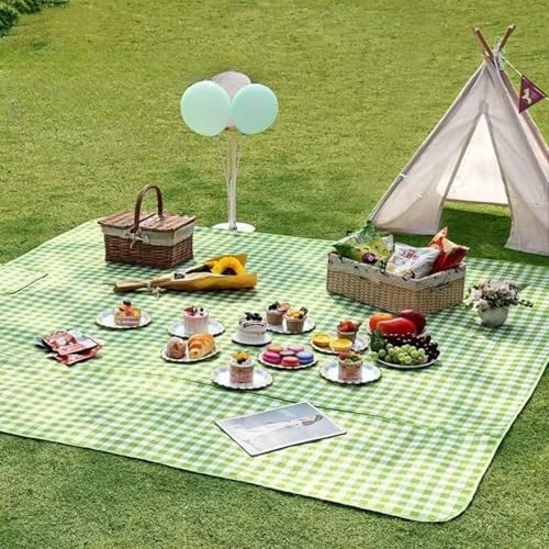 1PC Waterproof Foldable Picnic Blankets – Thickened Non-Woven Fabric, Moisture-Proof for Beach, Camping & Outdoor Trips - ...