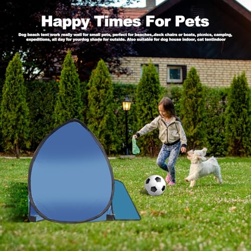 Dog Beach Tent for Pet Shade Pop Up Portable Mini Head Sun Shelters Canopy for Camping Outdoor Hiking Picnic Windproof Wat...