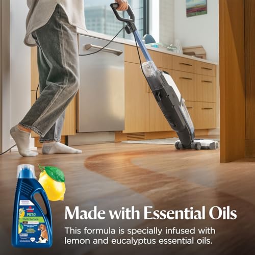 Bissell Multi-Surface Pet with Citrus, 3444G, 80oz, Safe on Sealed Hard Floors and Area Rugs, Removes tough pet messes and...