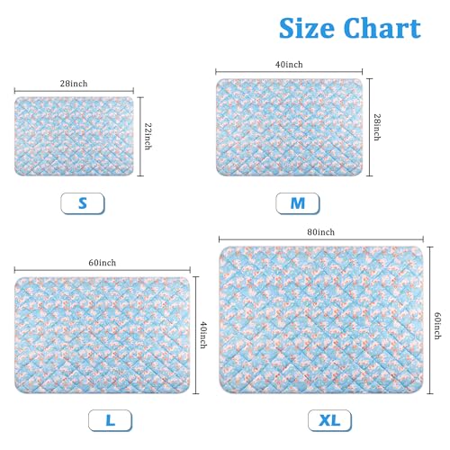 Dog Cooling Mat, Cooling Blanket for Dogs Bed Cover, Ice Silk Cool Pad for Dogs Furniture Protector, Premium Soft Washable...