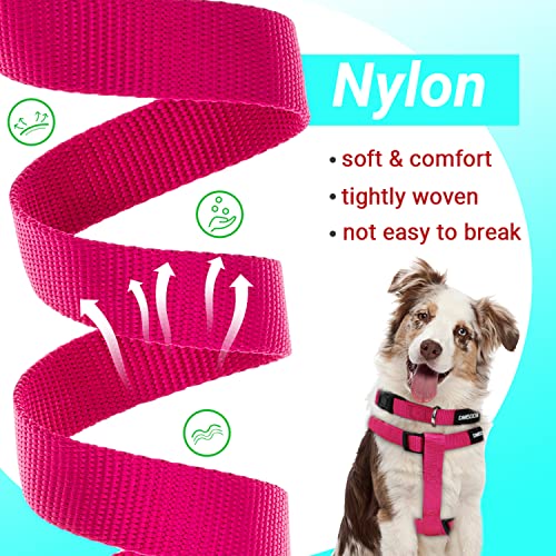 No Pull Dog Harness - Adjustable Step-in Harness & Leash Set for Small, Medium, Large Dogs - Escape Proof Soft Pet Harness...