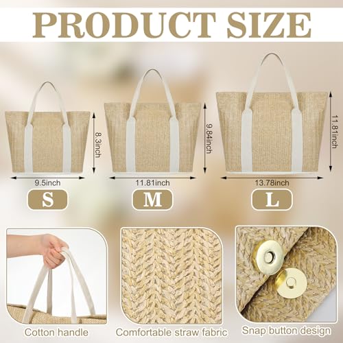 Paterr Mini Beach Straw Bags for Bachelorette Favors Burlap Tote Bag with Handle for Bridesmaid Bridal Shower Gifts