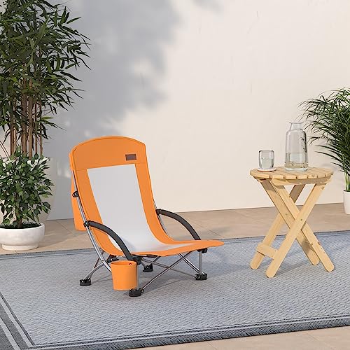 Nice C Beach Chair, Sling Sand River Chairs for Adults, Sillas De Playa, Beach Seat with Cooler High Back, Cup Holder & Ca...