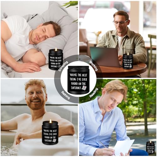Homsolver Gifts for Boyfriend, Him, Husband, Men, Funny Anniversary Birthday Christmas Valentines Romantic Gifts for Him, ...