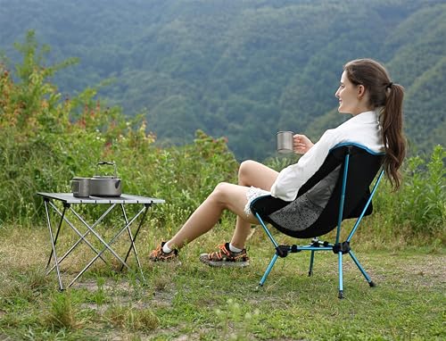 MARCHWAY Lightweight Folding Camping Chair, Portable Foldable Compact for Outdoor Camp, Travel, Beach, Picnic, Festival, H...