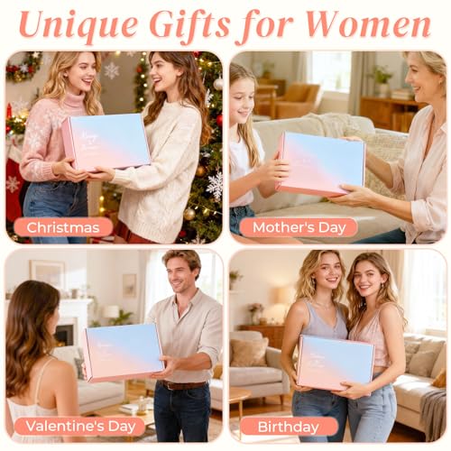 Birthday Gifts for Women Unique Birthday Gifts Basket for Women Gift Box for Women Thoughtful Birthday Gifts for Friends M...