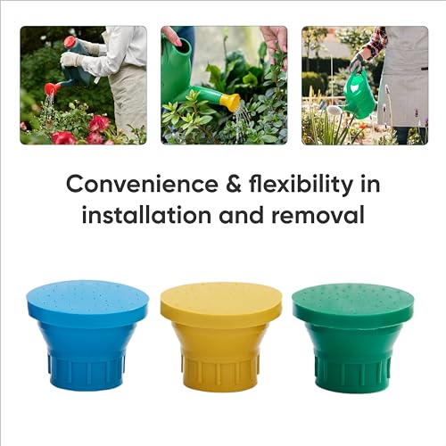 Portable Plant Top Sprinkler - Pack of 4 - Garden Water Bottle Top for Dogs