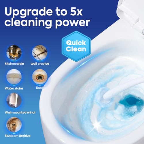 Clorytom 50 Count Toilet Wand Refills for Clorox, Premium Toilet Cleaner Refill Pads, Replacement Brush Heads Compatible W...