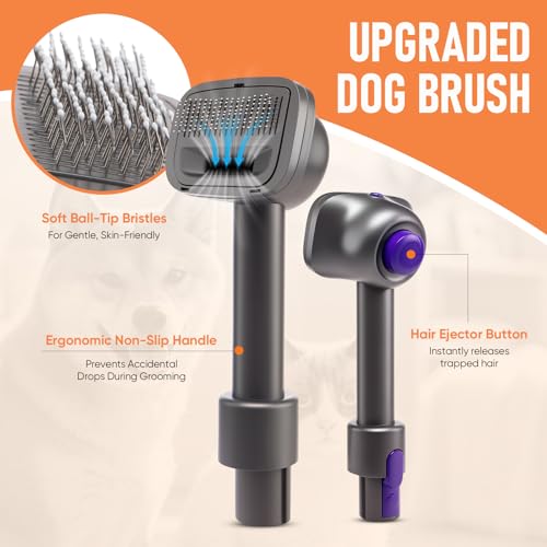 LBLVBNEWD Pet Grooming Kit for Dyson V7 V8 V10 V11 V12 V15 Gen5 Accessories, Dog Brush Vacuum Attachment-Dog and Cat Hair ...