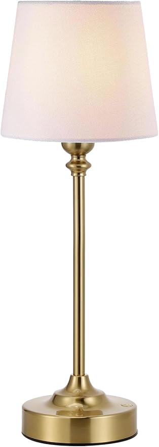 Cordless Table Lamp Rechargeable Gold - 1 Pack Brass 4000mAH Battery Operated Lamp for Decor, 3000K Stepless Dimming Touch...