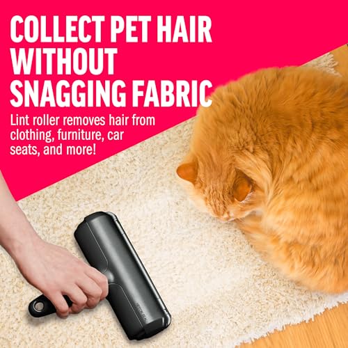 ChomChom Roller Pet Hair Remover – Original Size Reusable Lint Roller for Cat & Dog Hair on Furniture, Couch, Carpet, Car,...