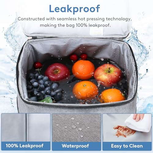 Lifewit Cooler Bag 30/50/60 Cans Collapsible and Insulated Large Lunch Bag Leakproof Soft Cooler Portable Tote for Campin...