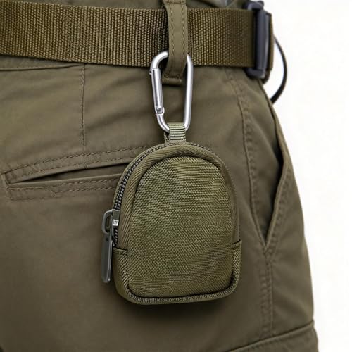 3Pcs Mini Coin Purse Keychain Set Small Backpack Keychain Clip-On Wallet Portable Coin Purse Gift for Friends