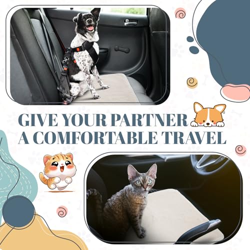 Drydiet 4 Pcs Pet Carrier Pad Travel Pet Reversible Dog Mat Replacement Liners for Travel Dog Bed Pad Washable Plush Doubl...