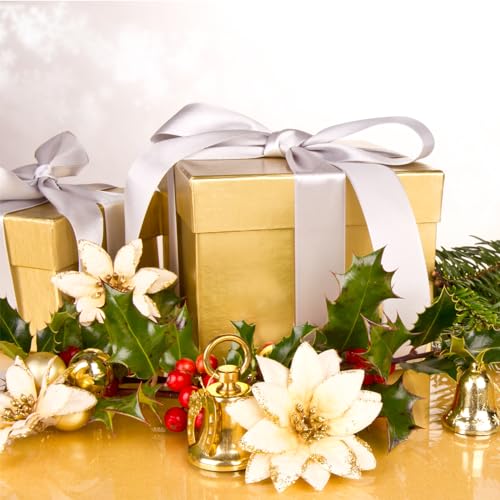 Gold Tissue Paper for Gift Bags - 30 Sheets of Gold Wrapping Tissue Paper Bulk Packaging Paper for Weddings Birthday DIY P...