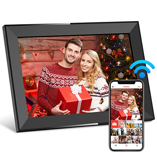 Skyrhyme 10.1 Inch Digital Picture Frame with 32GB Storage, Frameo WiFi Digital Photo Frame, 1280 * 800 IPS Touch Screen, ...