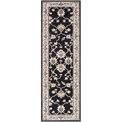 Superior Elegant Kingfield Collection Area Rug, 8mm Pile Height with Jute Backing, Classic Bordered Rug Design, Anti-Stati...