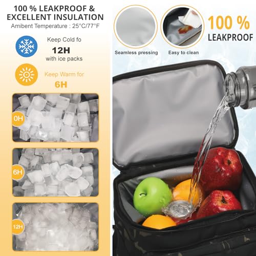 Tactical Backpack Cooler,Soft Lightweight Leakproof Cooler Backpack,Insulated Cooler Bag,Portable Soft Cooler Bag Waterpro...