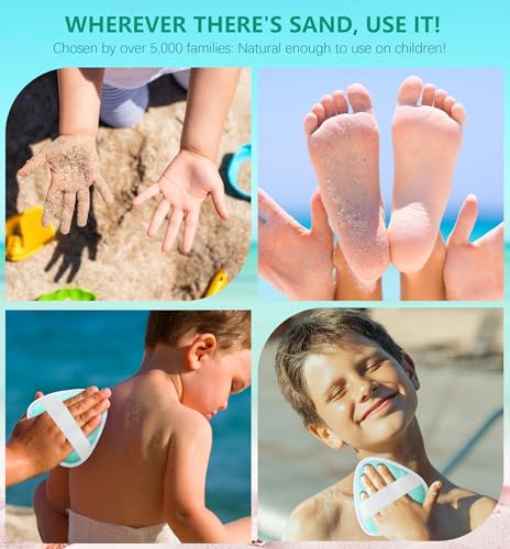 Triangle Sand Remover for Beach Sandproof Cleaner Eraser Wipe Off Mitt Duster Cup Holder Game Toy Cruise Ship Accessories ...