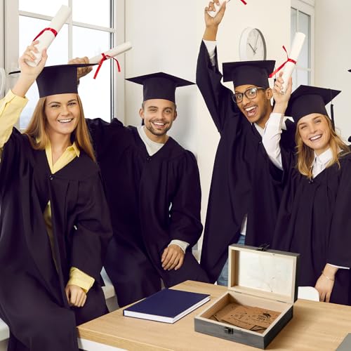 Seeloowy Graduation Memory Keepsake Box with Photo Custom 2026 Large Grad Card Box with Customized Picture Gift for Him He...
