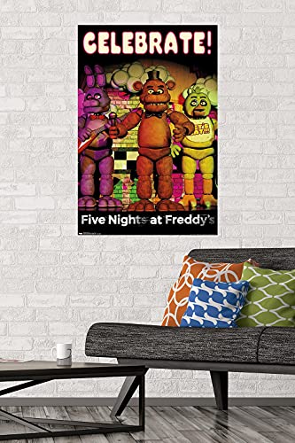 Trends International Five Nights At Freddys Celebrate Wall Poster 22.375" x 34"