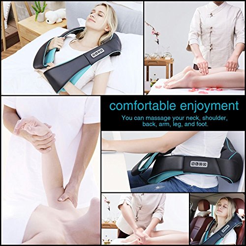 Mo Cuishle Mothers Day Gifts, Shiatsu Back Shoulder and Neck Massager with Heat, Electric Deep Tissue 4D Kneading Massage,...