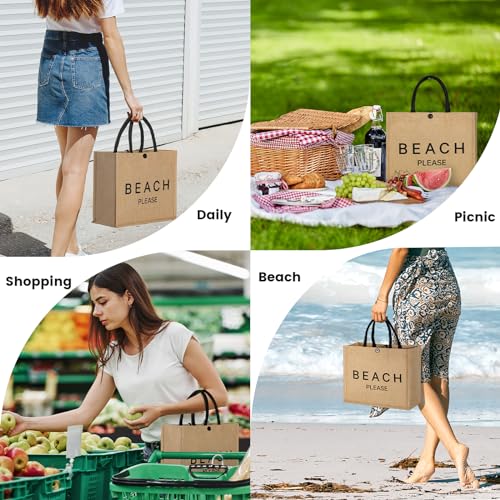 Trifabricy Beach Bag, Large Beach Bag for Women, Woven Straw Beach Tote Bag Waterproof, Weaving Swim Gym Shopping Travel B...