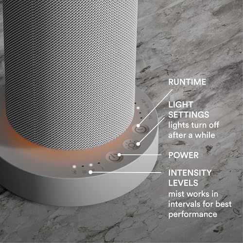 Homedics SereneScent Mini Fabric Rechargeable Waterless Diffuser, Cordless Aromatherapy Device, Use with SereneScent Oil 1...