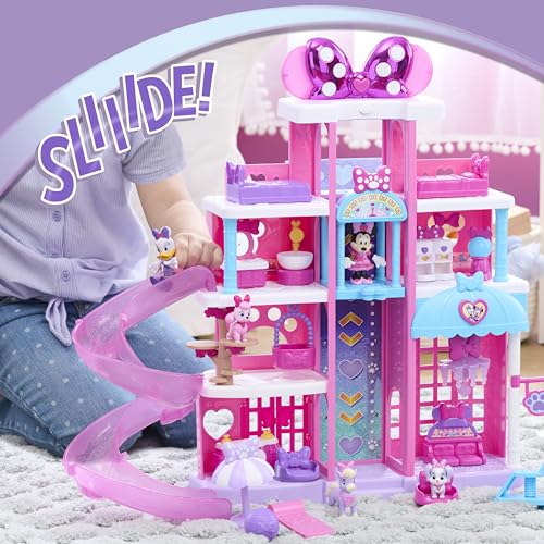 Disney Jr. Minnie Mouse Pet Hotel Playset, 23-piece Hotel Set, 20 Inch Tall Playset, Ages 3 and Up