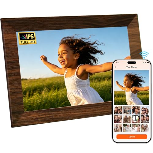 VTimes 10.1" Digital Picture Frame, WiFi Smart Digital Photo Frame with 1280 * 800 HD IPS Touch Screen, AI-Generated Image...
