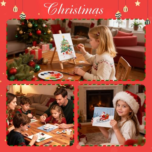 Simetufy Canvas Boards for Painting 52 Pack 8 x 10 Inch Blank Flat Canvas Panels 100% Cotton Pre-Primed for Acrylic & Oil ...