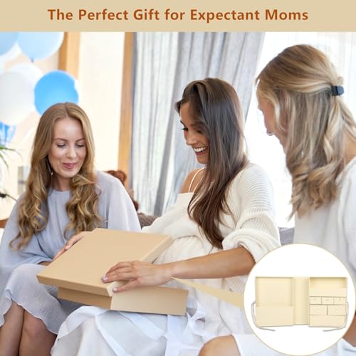 Memory Box for Kids,Baby Keepsake Box, Large Memory Box with Lids 8 Additional Items Neutral Minimalist Newborn Keepsake B...