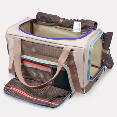 OutdoorBengal Zeppelin™ Airline-Approved Large Cat Carrier Soft – TSA-Approved Pet Carriers with Top Opening for Plane and...