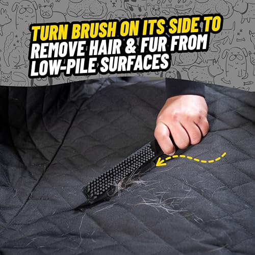 Chemical Guys Professional Rubber Pet Hair Removal Brush – Multi Surface Detailing & Pet Hair Removal Tool for Cars, Truck...