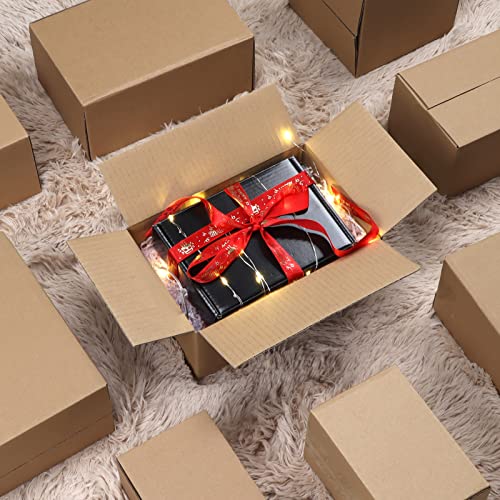 CRUGLA 9x6x4 Shipping Boxes for Small Business, Cardboard Corrugated Mailing Packaging Box, 25 Packs