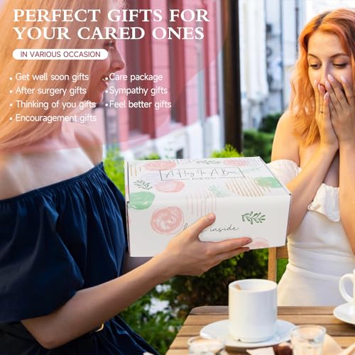 Self Care Get Well Soon Gifts for Women - Care Package Birthday Set Box for Women, Sympathy Gifts Inspirational Thank Thin...